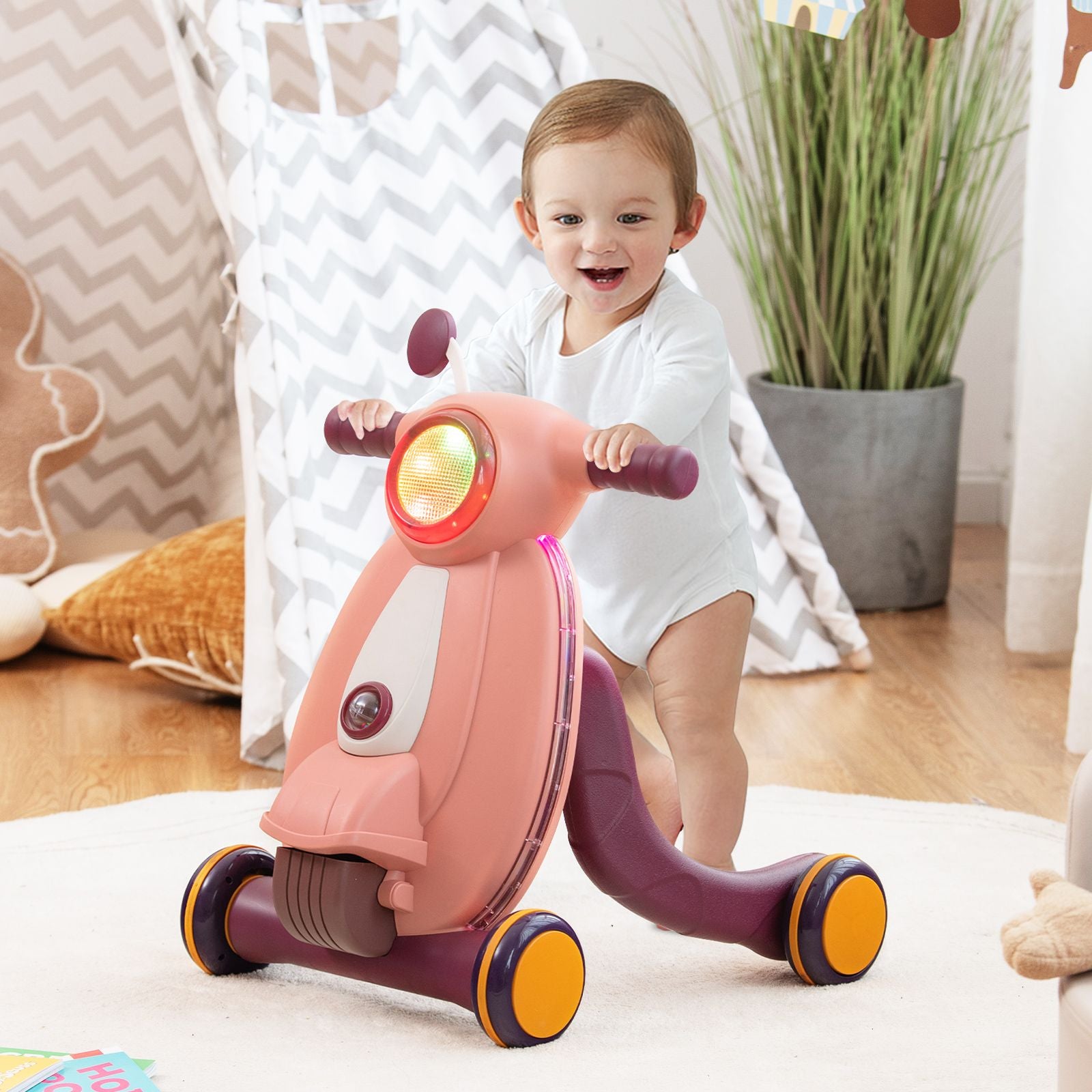 Baby Push along Walkers with Lights and Ball Game