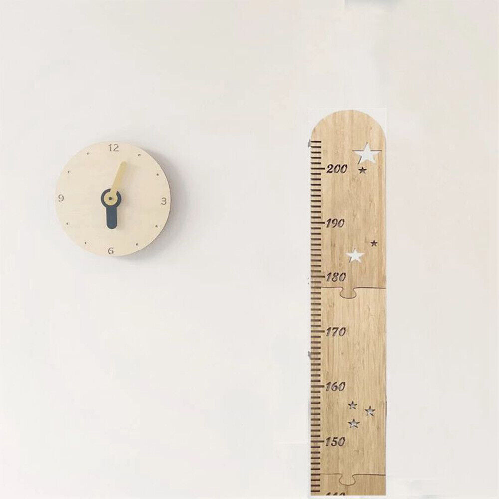 Wooden Kids Height Growth Chart Ruler Baby Height Meter Measurement Height Chart