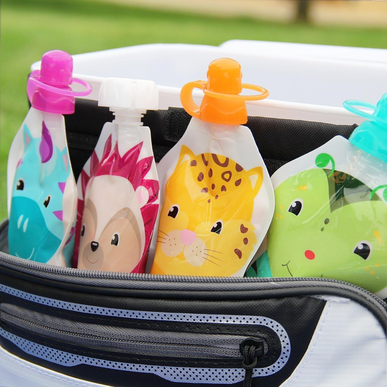 Choomee Snakpack Reusable Baby Food Pouch | 4 CT, 5 Oz