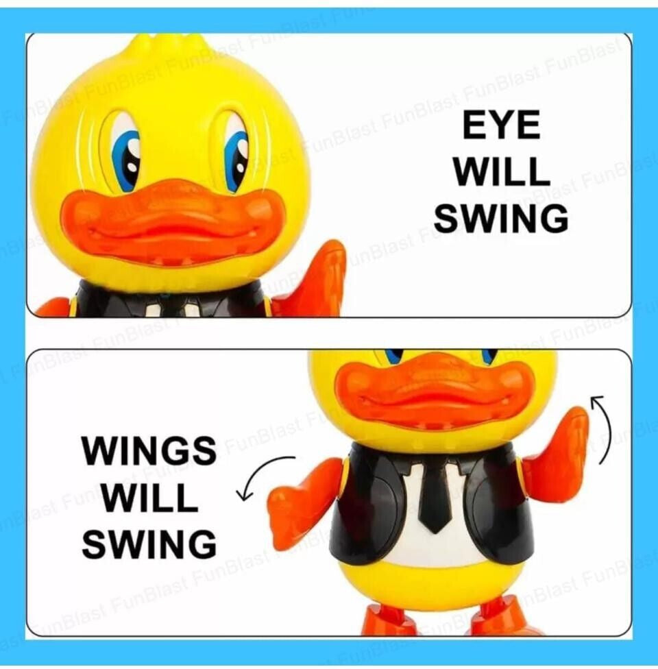 NEW Dancing Duck Toy Walking Musical & Dance Toys Ducks Kids Babies Toddlers UK