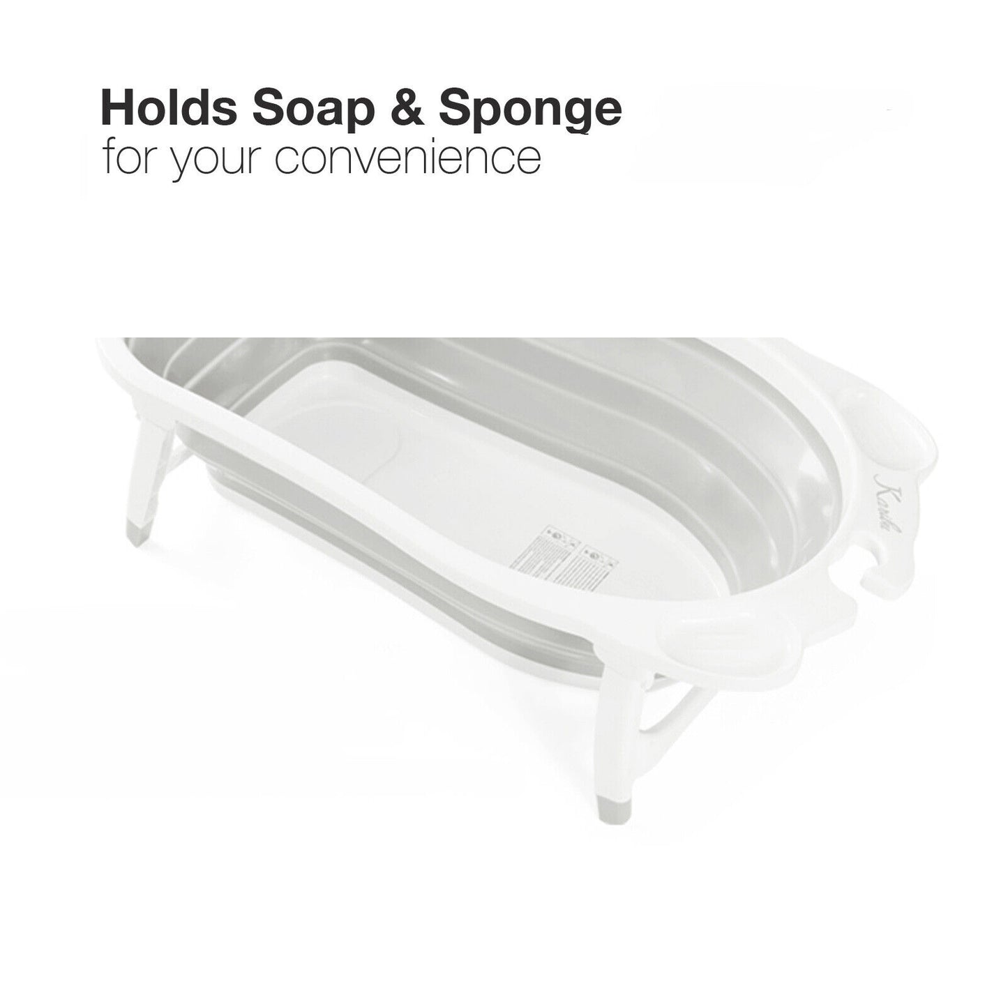 Baby Bath Tub Collapsible Foldable Portable Washing Babies New Born Kids Toddler