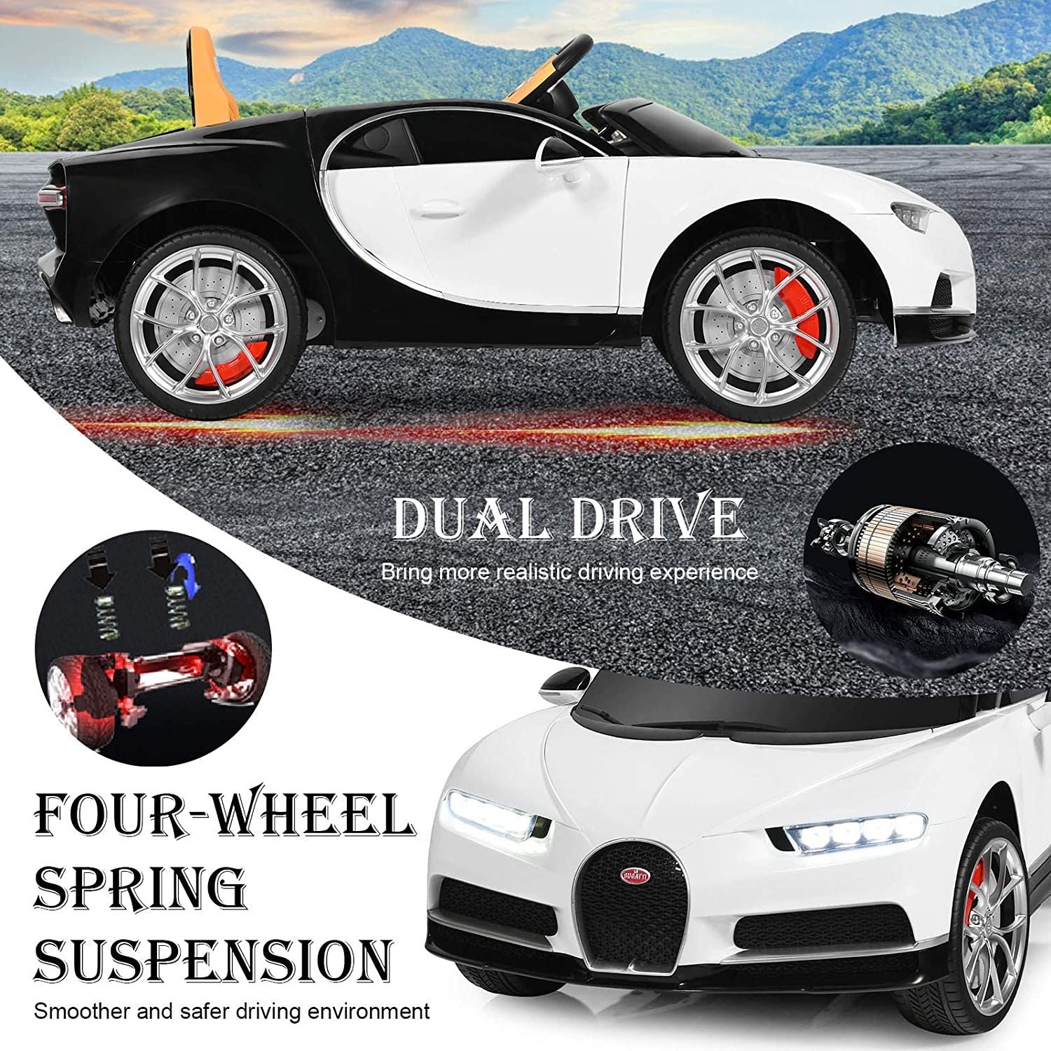 12V Kids Licensed Battery Powered Vehicle with Remote Control