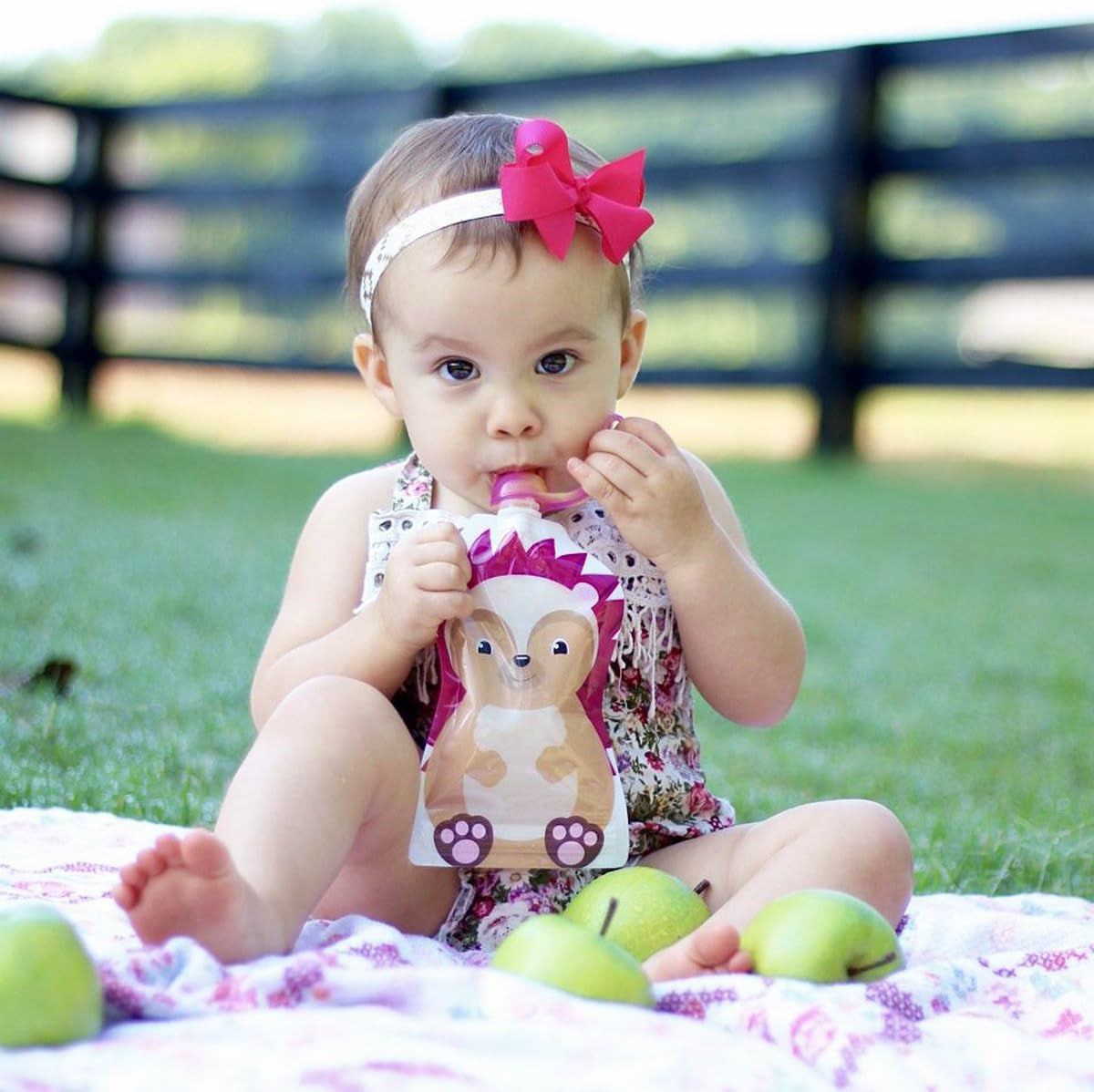 Choomee Snakpack Reusable Baby Food Pouch | 4 CT, 5 Oz