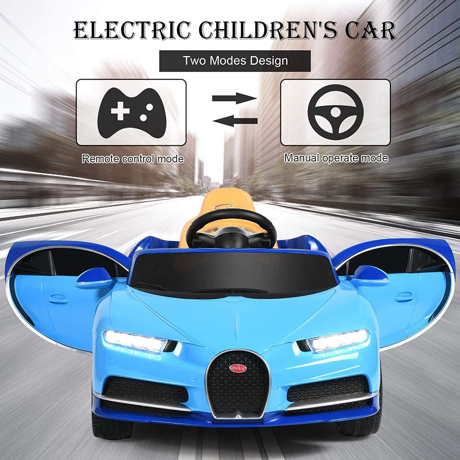 12V Kids Licensed Battery Powered Vehicle with Remote Control