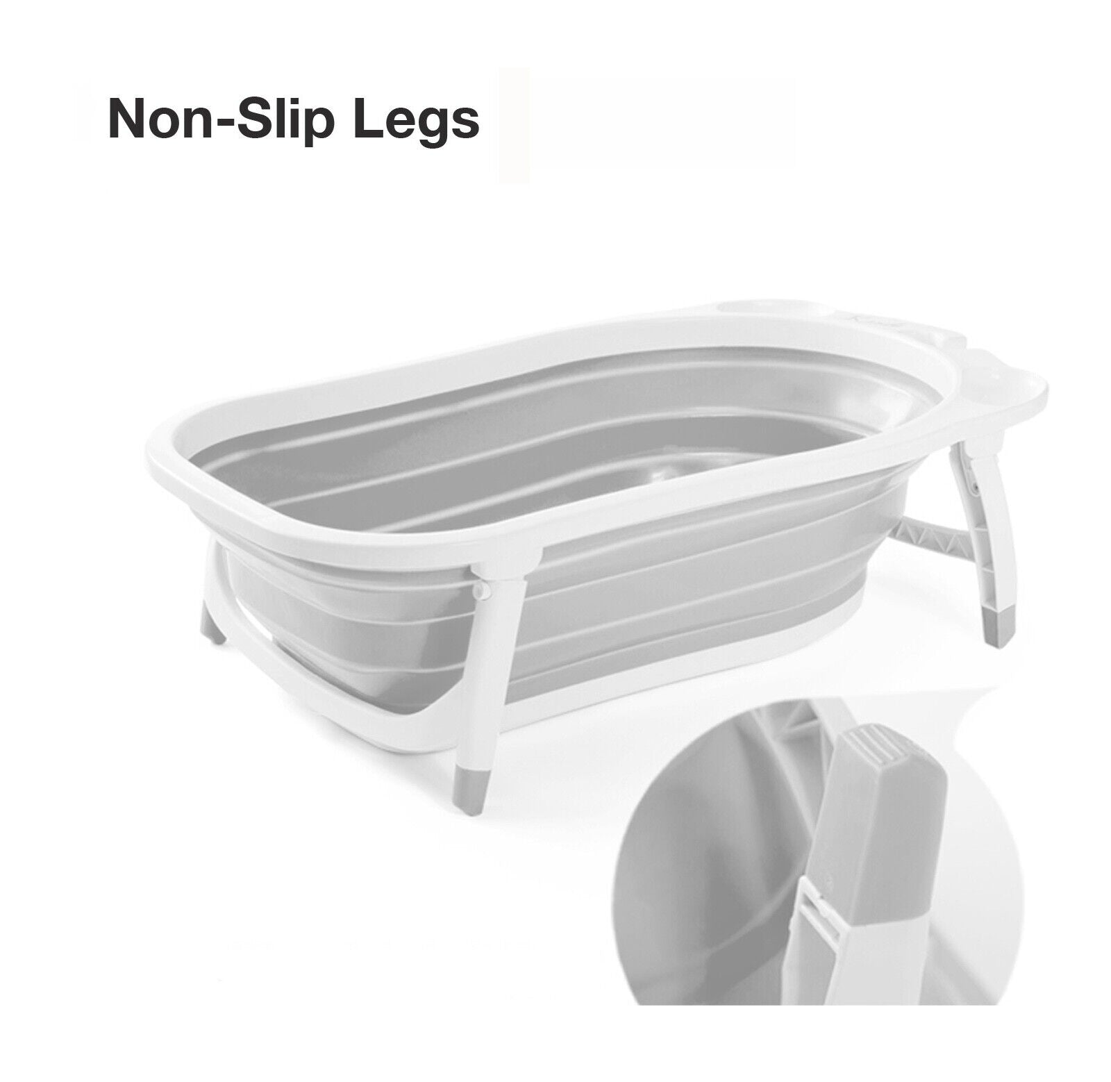 Baby Bath Tub Collapsible Foldable Portable Washing Babies New Born Kids Toddler