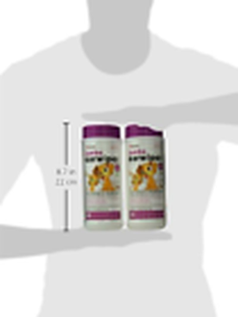 Petkin Jumbo Ear Wipes ,White80 Wipes in a Single Pack