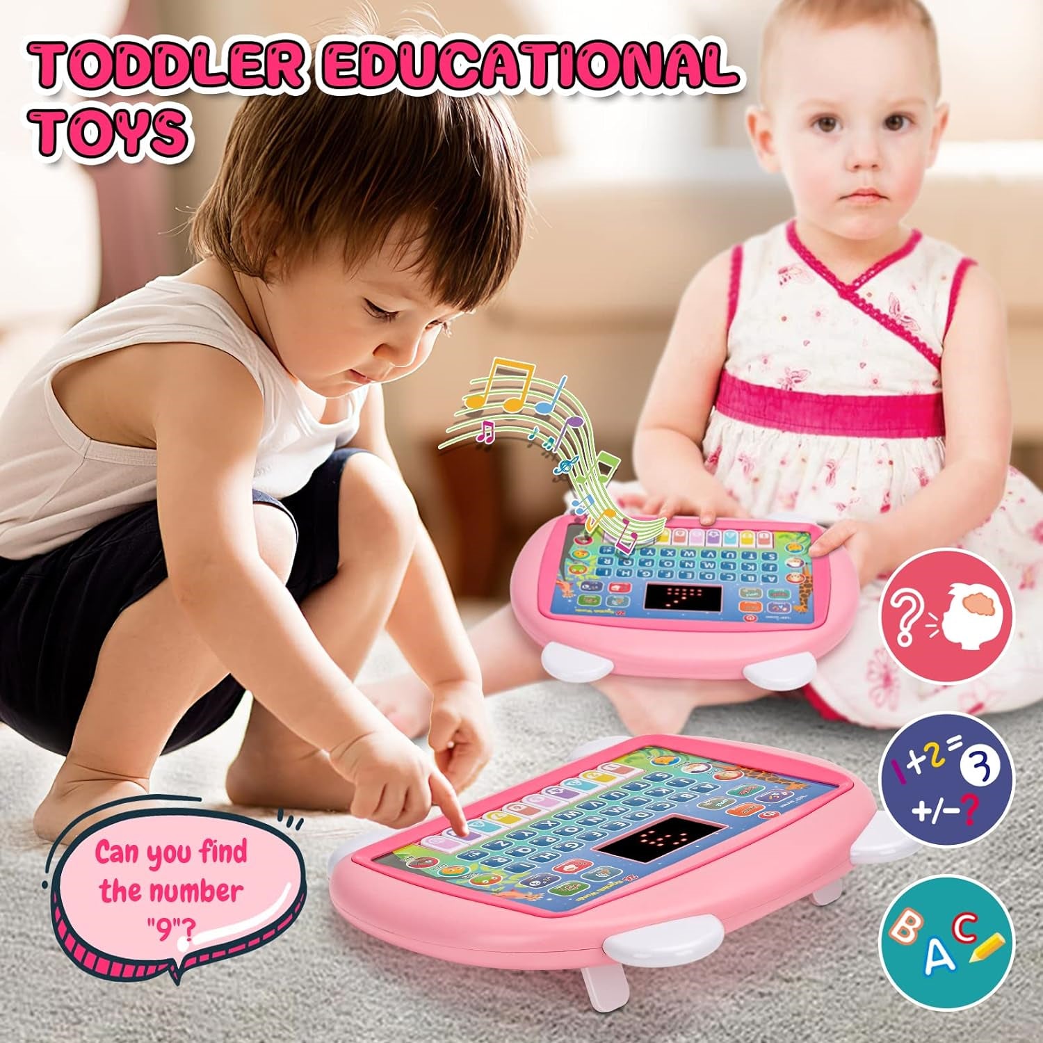 Toddler Toys for Girls Age 1 2 3 4, Kids Birthday Gifts for 1-2-3 Year Old Girl