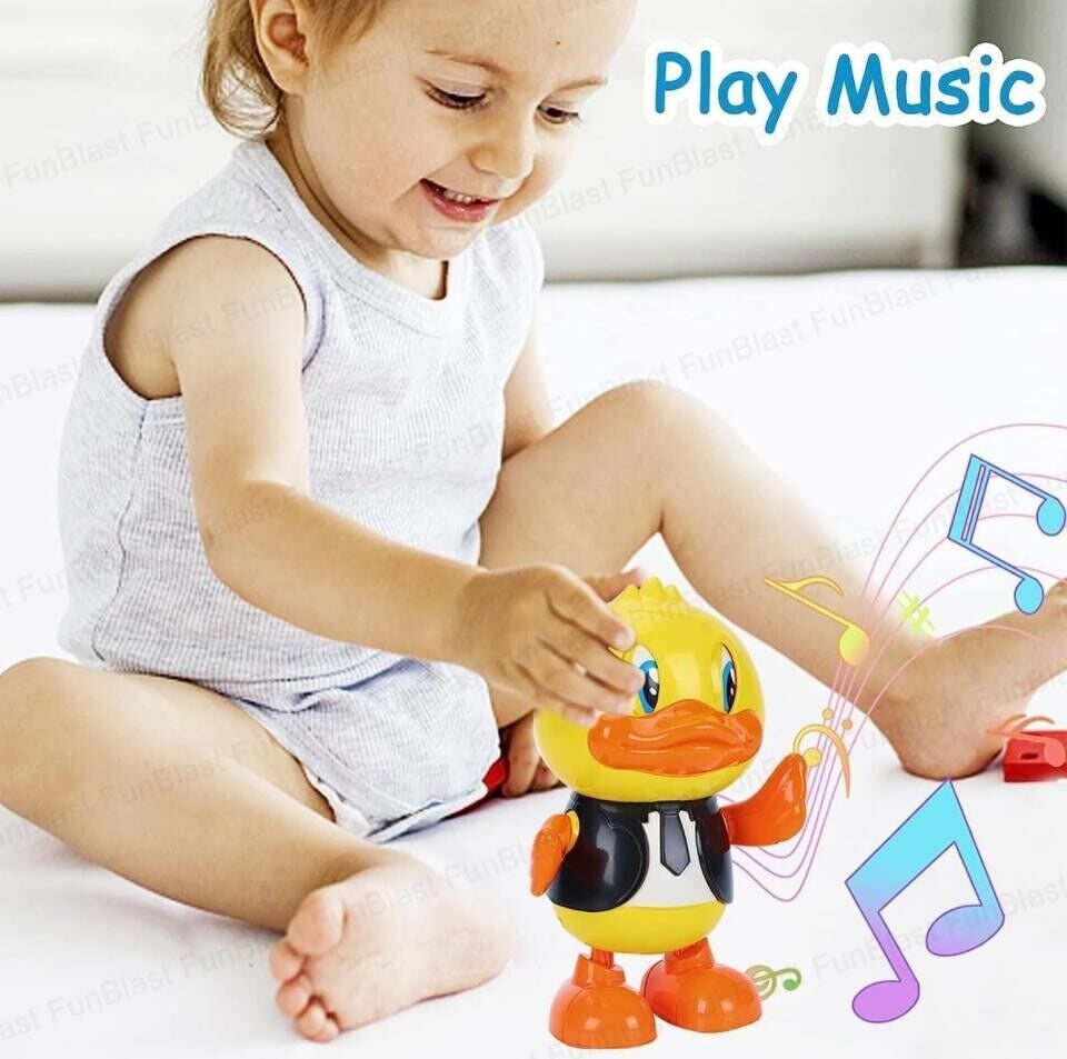 NEW Dancing Duck Toy Walking Musical & Dance Toys Ducks Kids Babies Toddlers UK