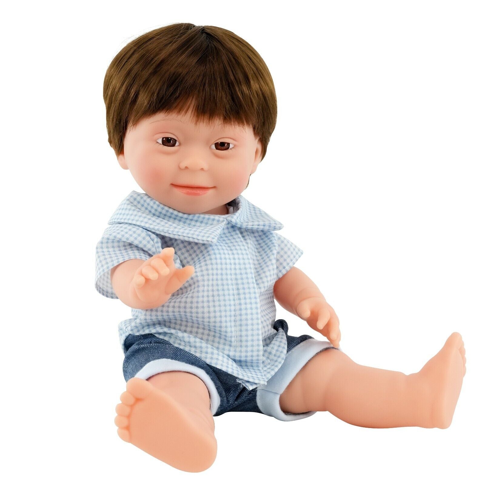 Baby Doll with Down'S Syndrome Bibi Doll Realistic Lifelike Soft Vinyl 14" Doll