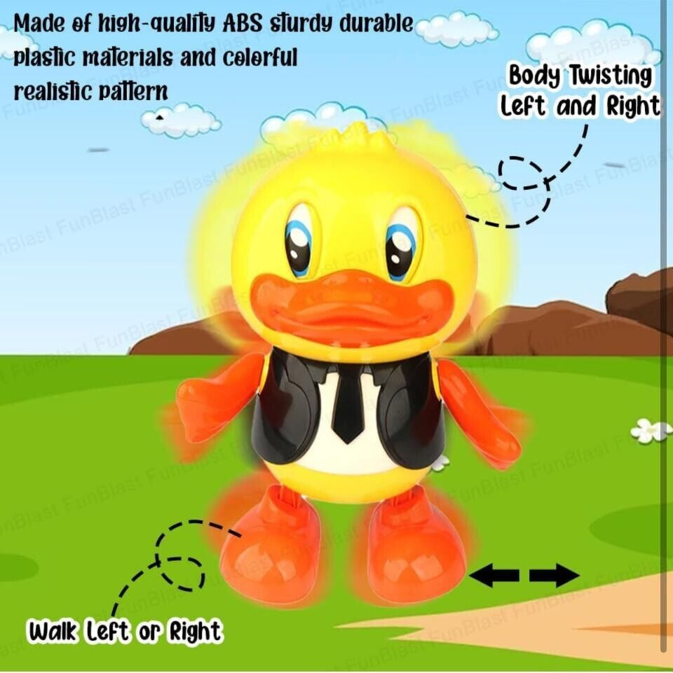 NEW Dancing Duck Toy Walking Musical & Dance Toys Ducks Kids Babies Toddlers UK