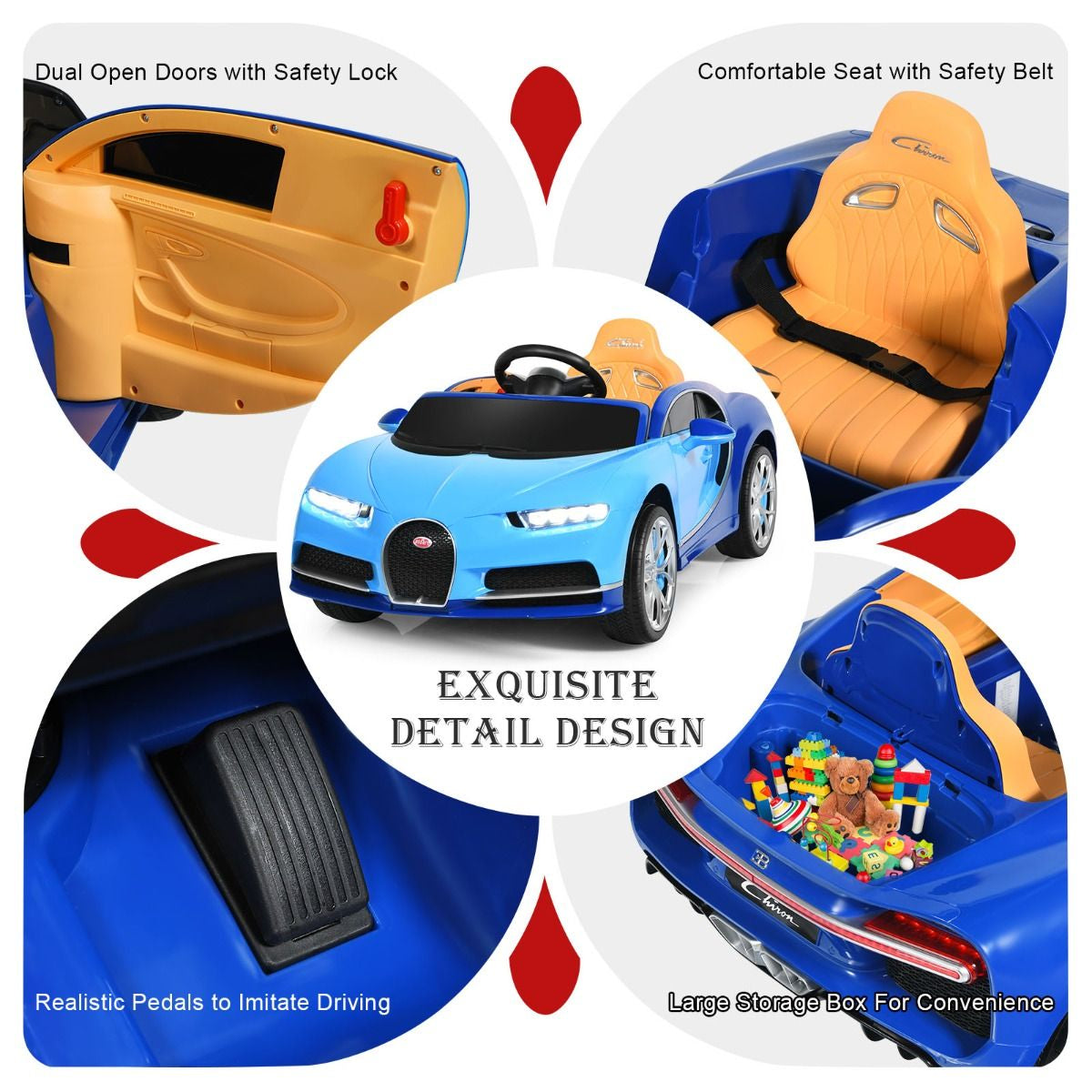 12V Kids Licensed Battery Powered Vehicle with Remote Control