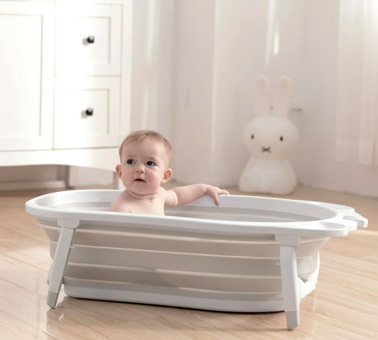 Baby Bath Tub Collapsible Foldable Portable Washing Babies New Born Kids Toddler