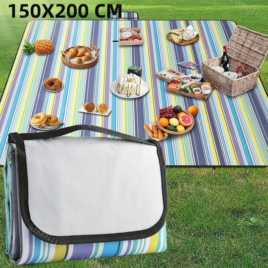 Extra Large Picnic Blanket Beach Waterproof Outdoor Folding Camping Mat Rug BBQ