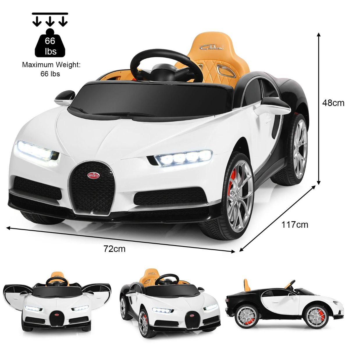 12V Kids Licensed Battery Powered Vehicle with Remote Control