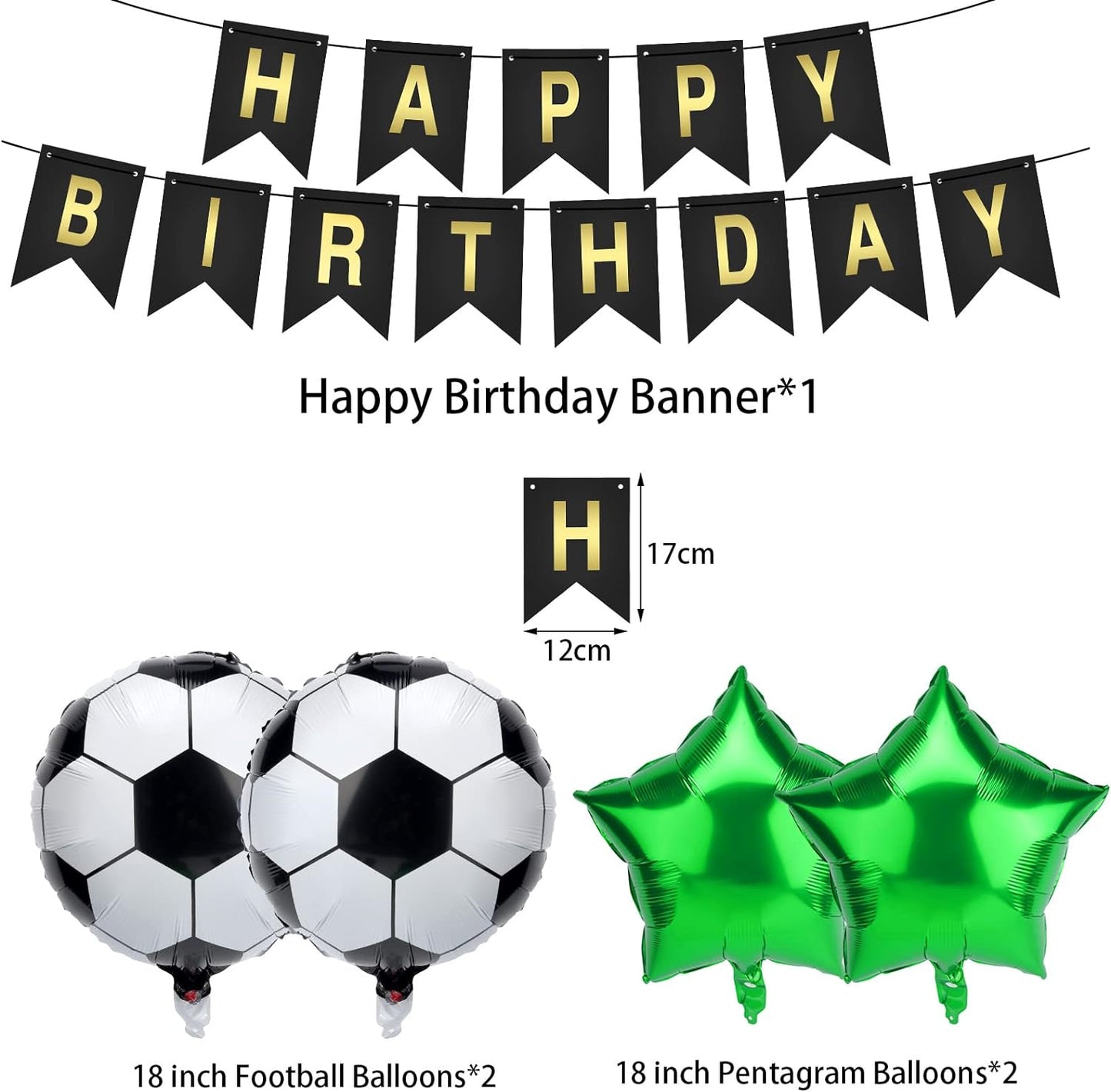 9Th Football Birthday Decor, 20Pcs Football Balloons, Party Celebration Kit