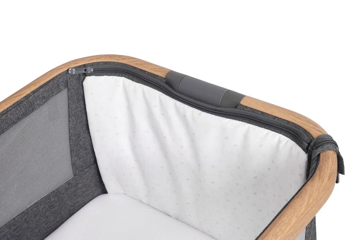 Cozee Air Rocking Bedside Crib with Mattress