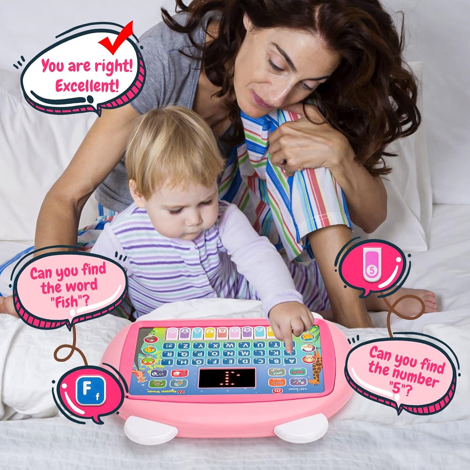 Toddler Toys for Girls Age 1 2 3 4, Kids Birthday Gifts for 1-2-3 Year Old Girl