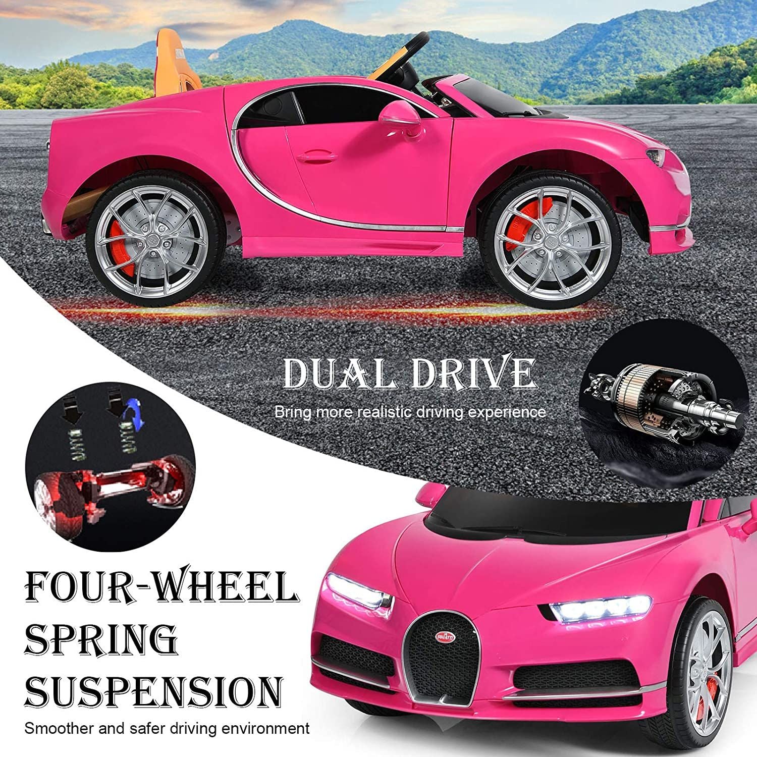 12V Kids Licensed Battery Powered Vehicle with Remote Control