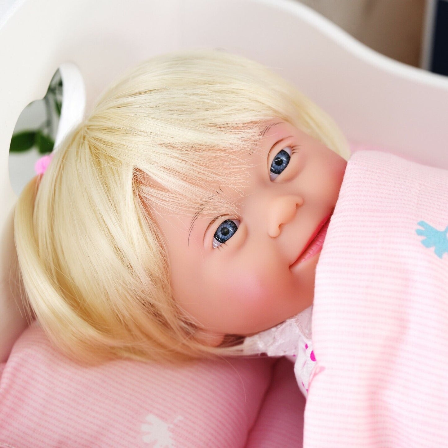 Baby Doll with Down'S Syndrome Bibi Doll Realistic Lifelike Soft Vinyl 14" Doll