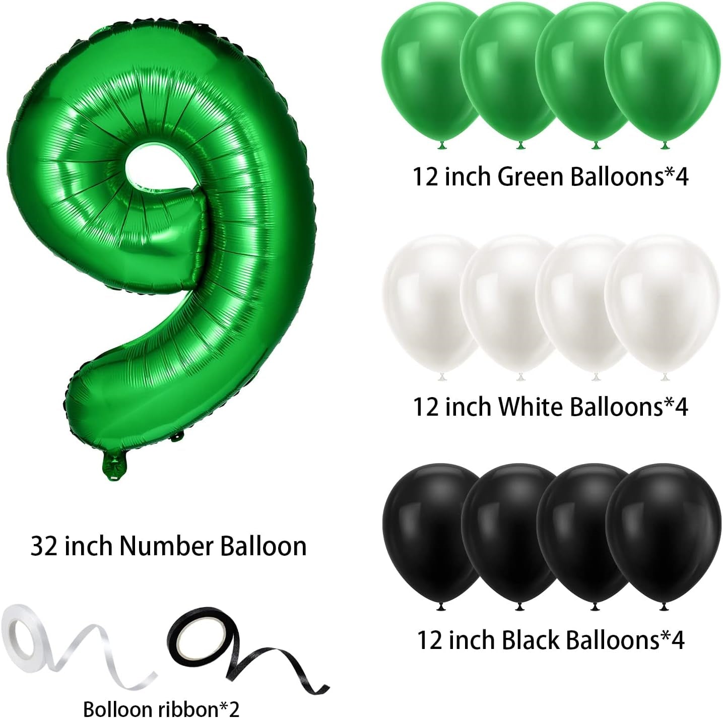 9Th Football Birthday Decor, 20Pcs Football Balloons, Party Celebration Kit