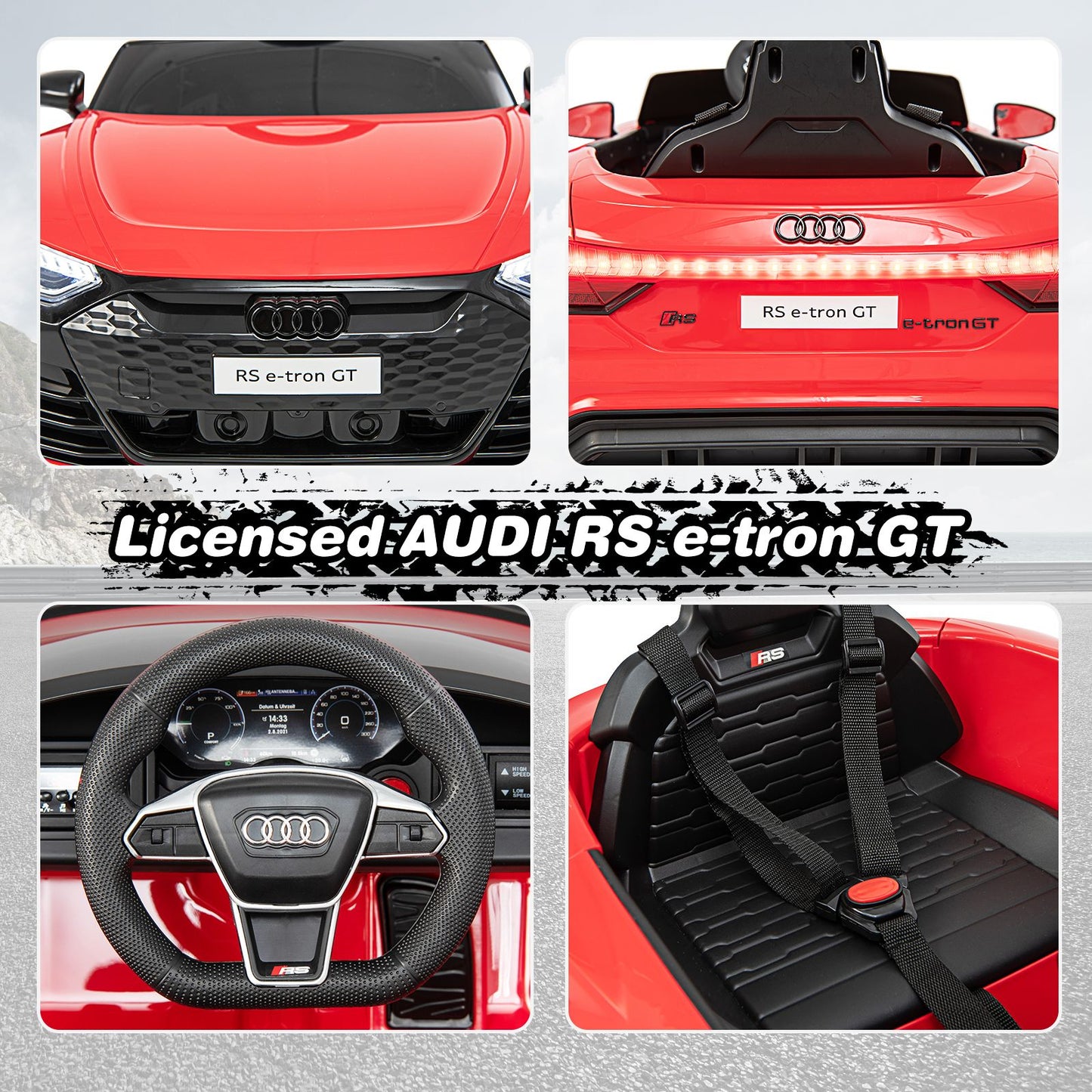 12V Audi Licensed Electric Kids Ride on Car with Remote Control