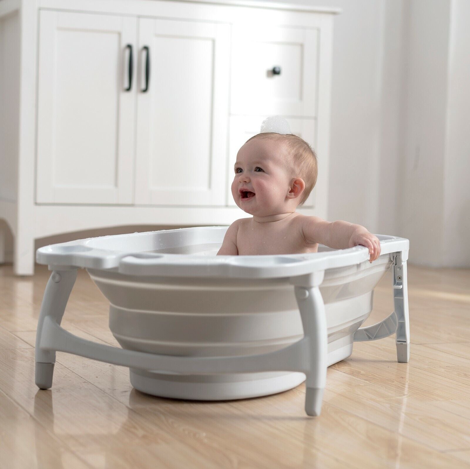 Baby Bath Tub Collapsible Foldable Portable Washing Babies New Born Kids Toddler