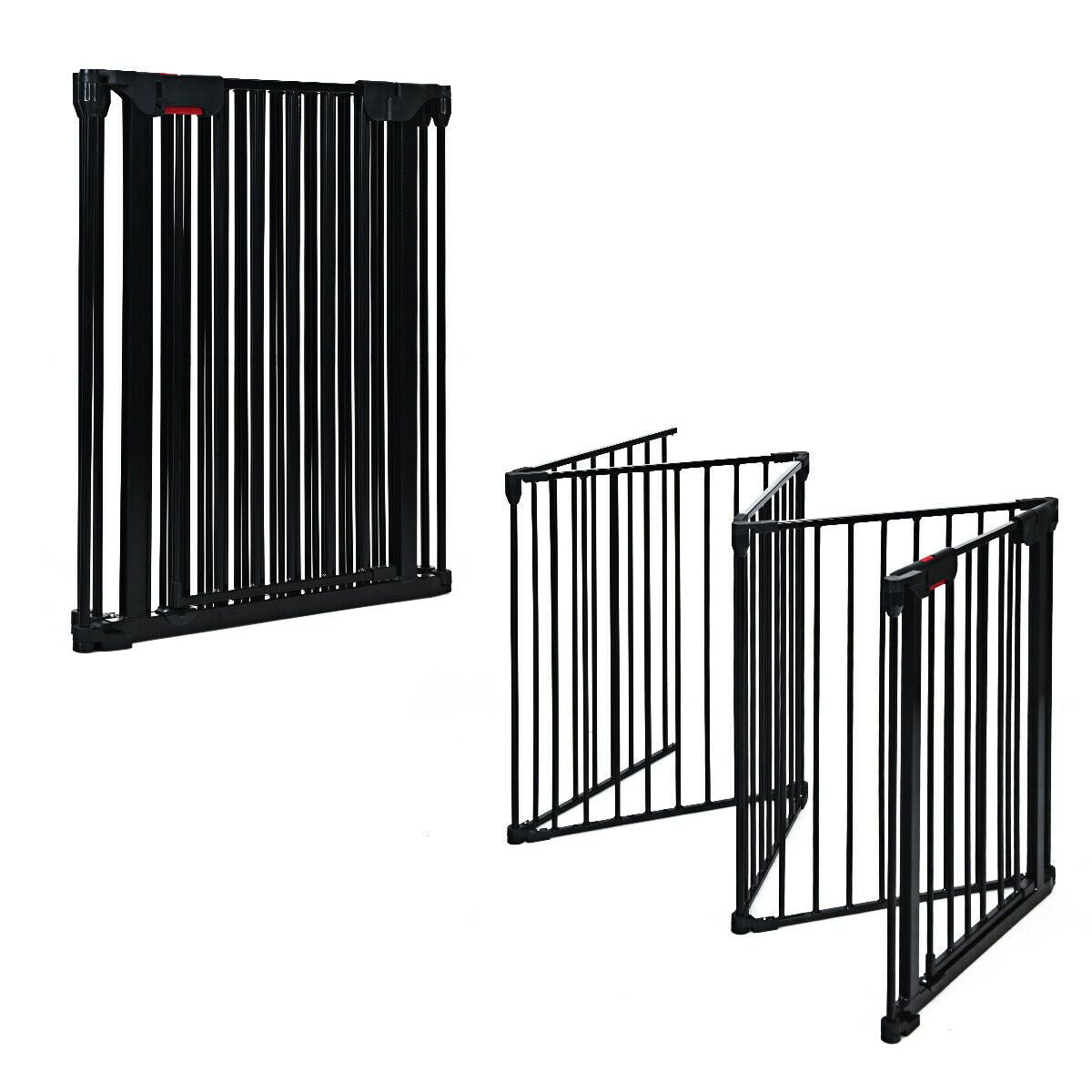 5 Panel Baby Safety Barrier with Gate