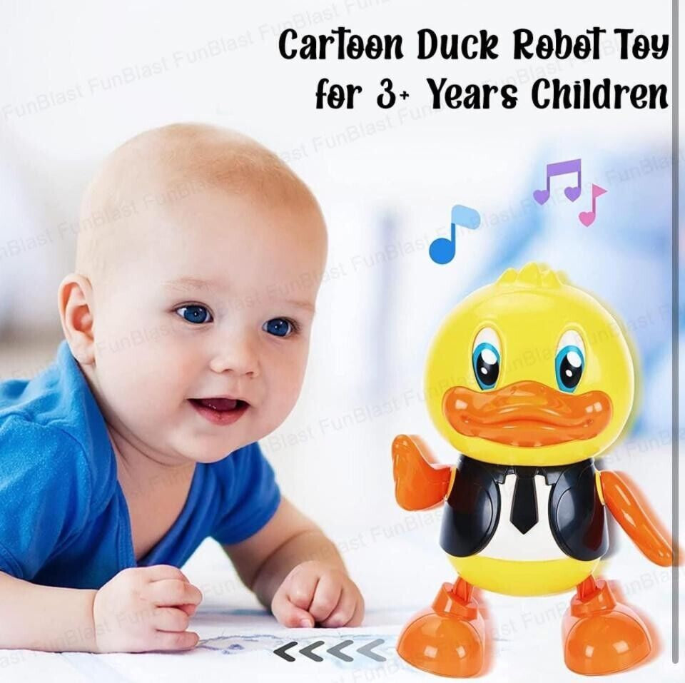 NEW Dancing Duck Toy Walking Musical & Dance Toys Ducks Kids Babies Toddlers UK