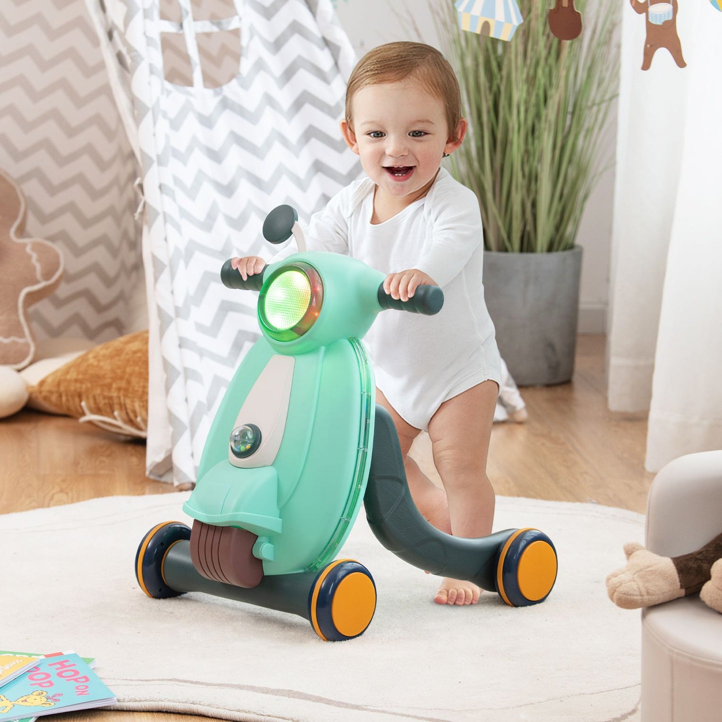 Baby Push along Walkers with Lights and Ball Game