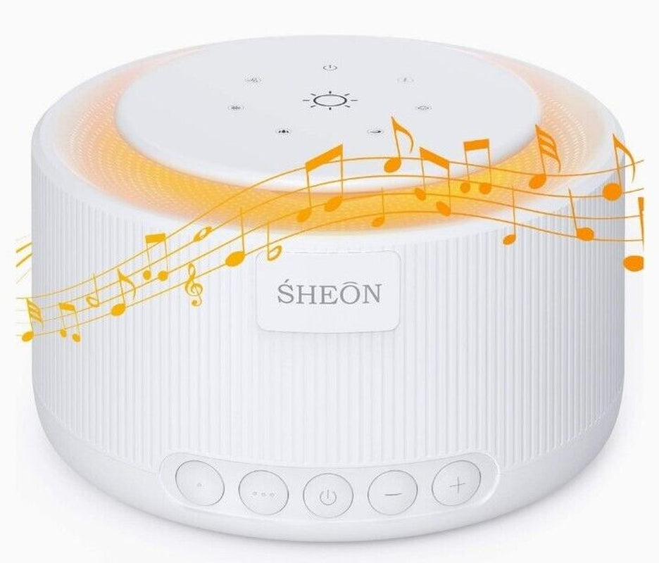 White Noise Machine, SHEON Portable Sound Machine with 30 Non Looping Natural...
