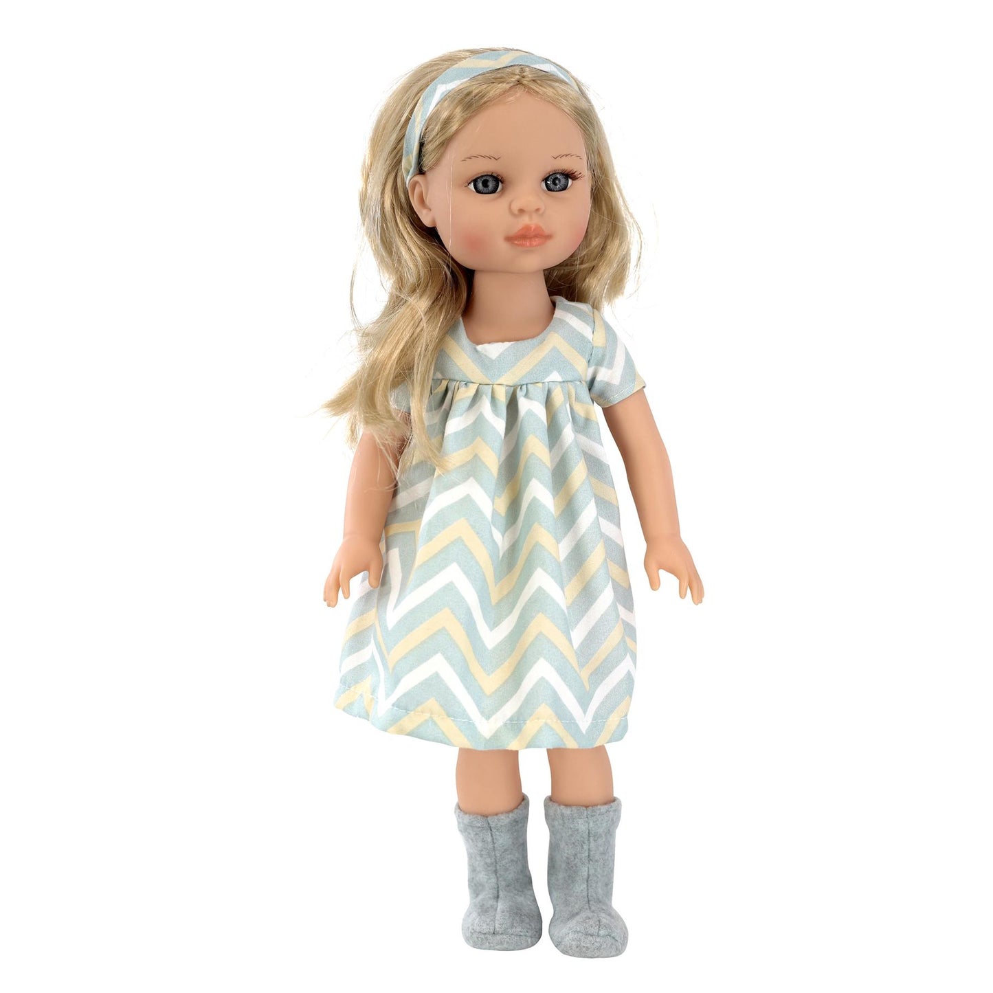 Bibi Doll Baby Doll Girl with Long Styling Hair American Style Fashion Dolls 15"