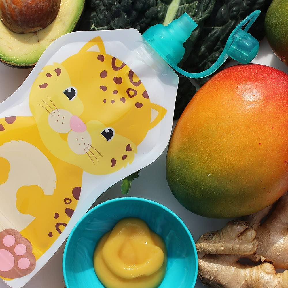 Choomee Snakpack Reusable Baby Food Pouch | 4 CT, 5 Oz