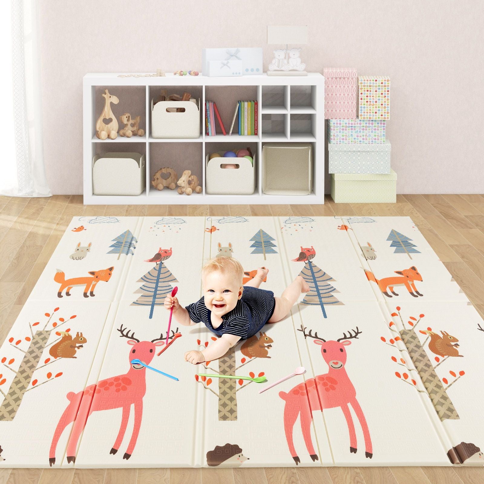 200 X 180 Cm Extra Large Baby Floor Mat with Carry Bag