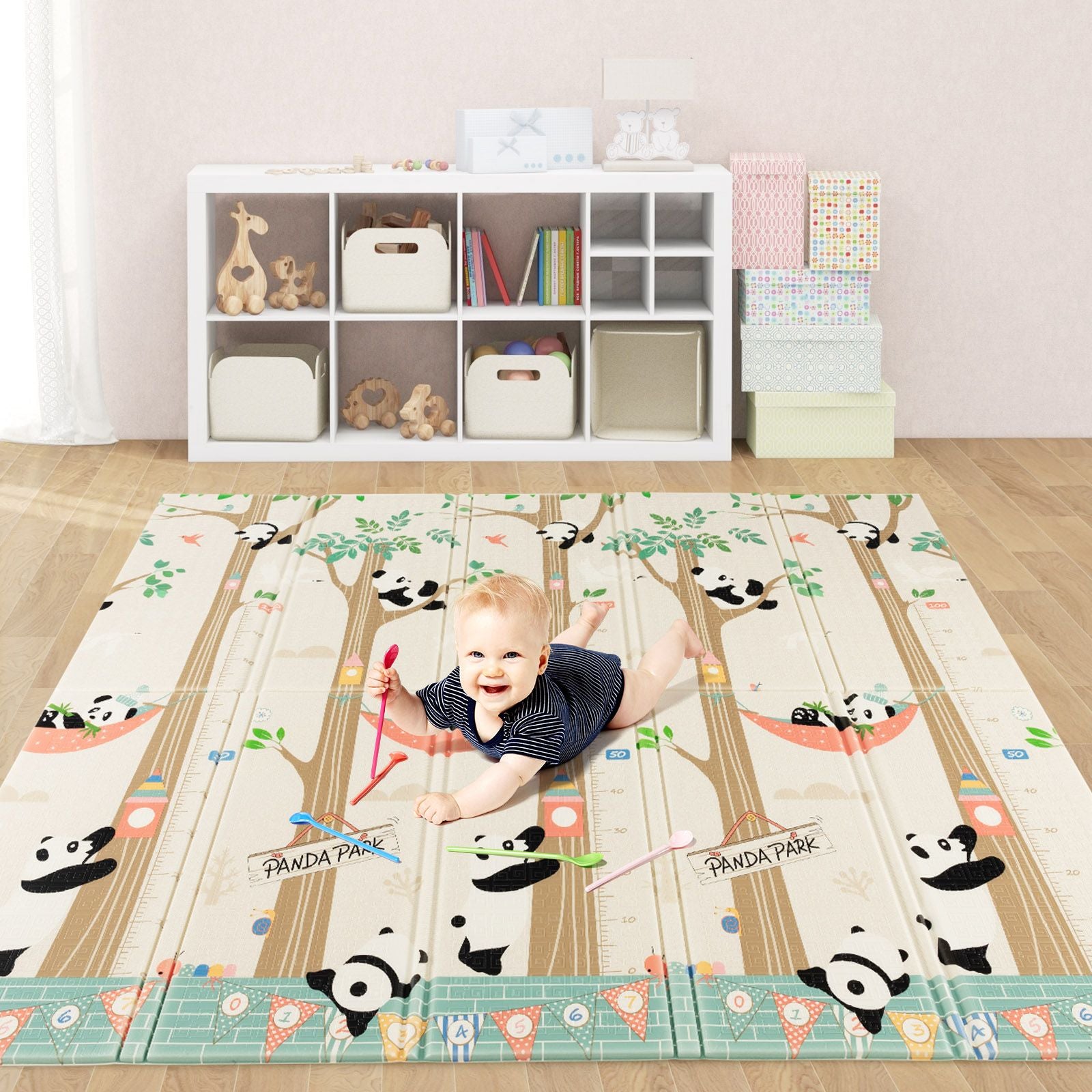 200 X 180 Cm Extra Large Baby Floor Mat with Carry Bag