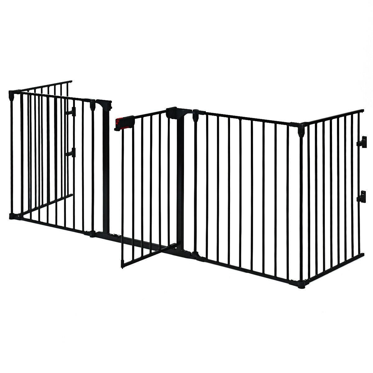 5 Panel Baby Safety Barrier with Gate