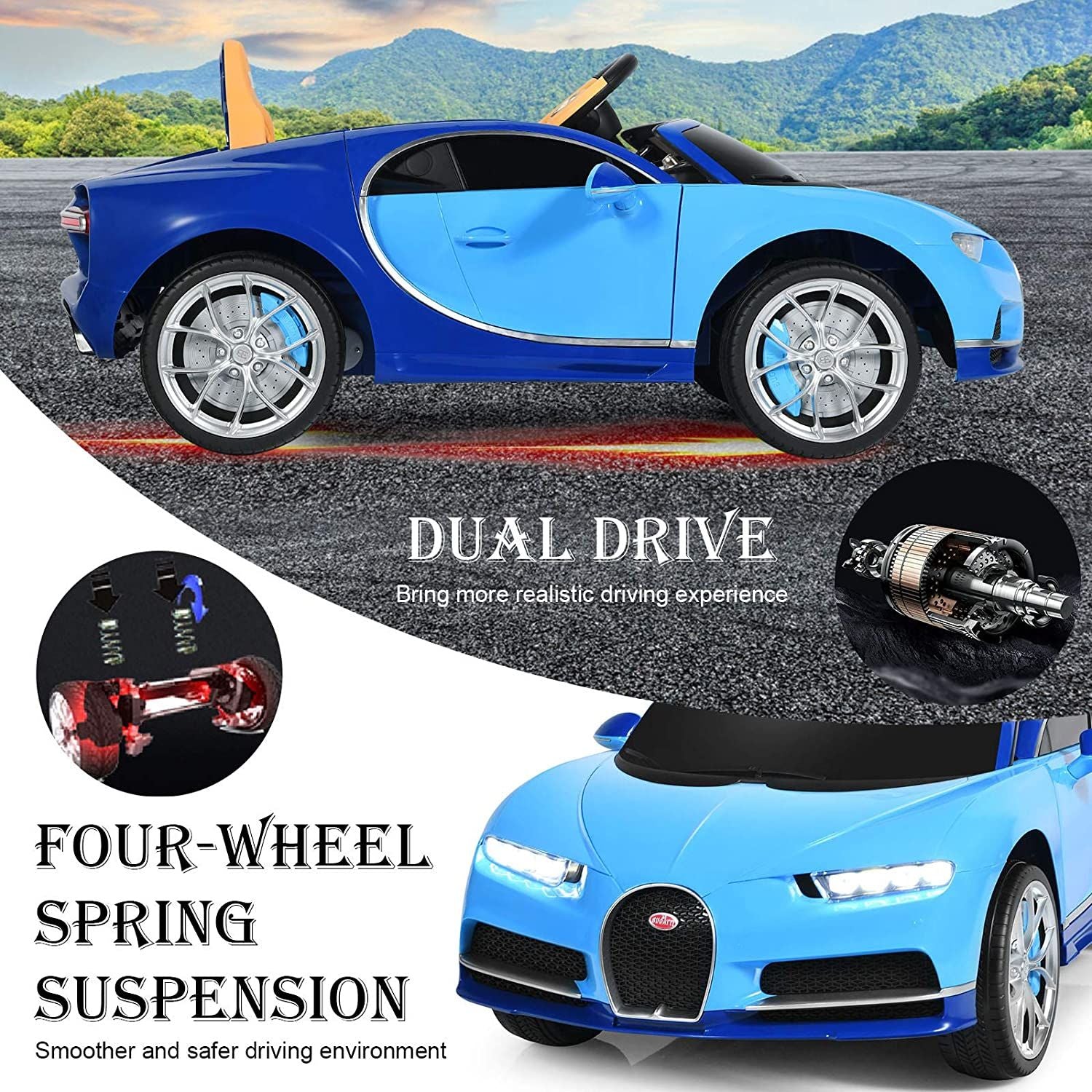 12V Kids Licensed Battery Powered Vehicle with Remote Control