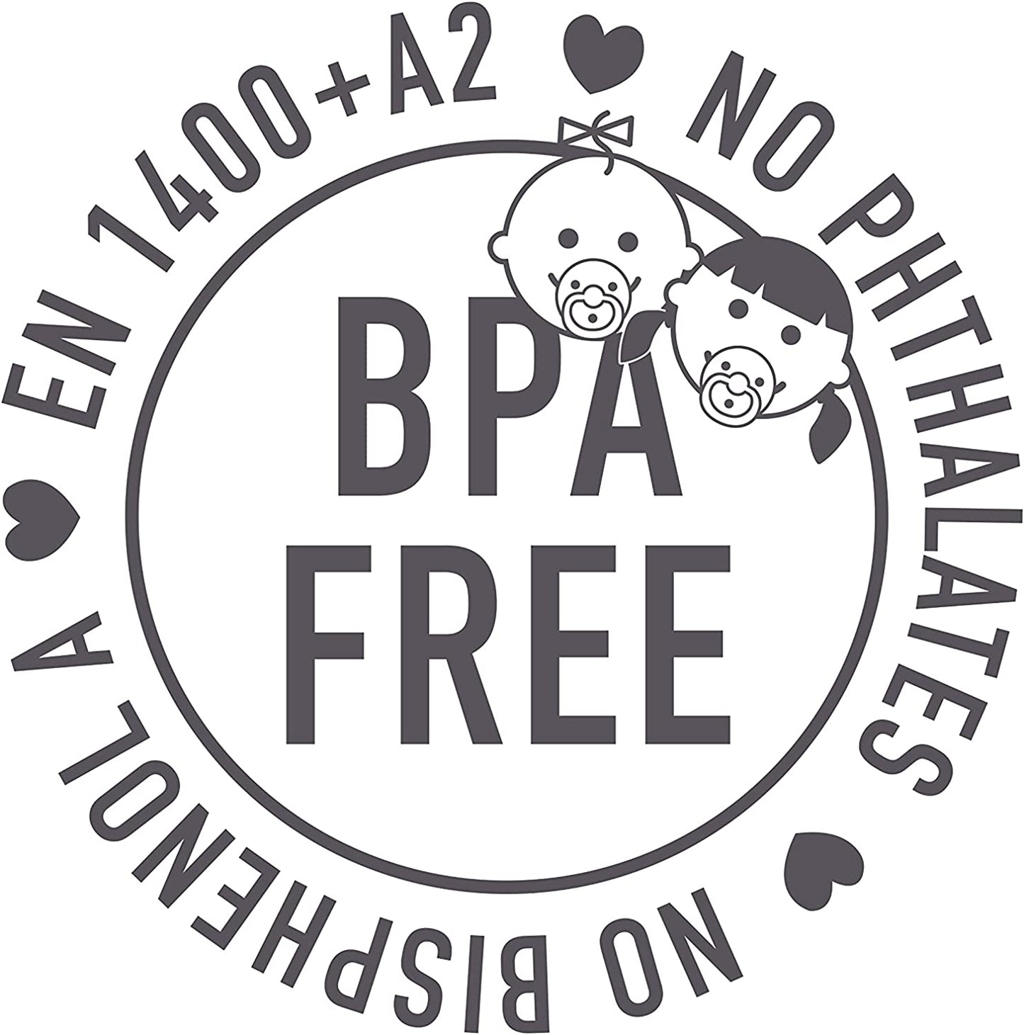 BIBS Colour Soother 2-Pack, BPA Free Dummy Pacifier, round Nipple. Natural Size