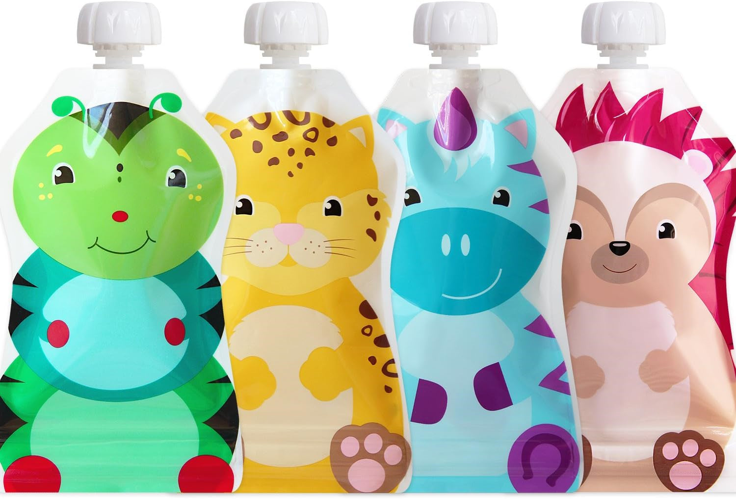 Choomee Snakpack Reusable Baby Food Pouch | 4 CT, 5 Oz