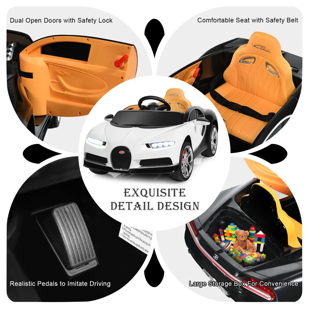 12V Kids Licensed Battery Powered Vehicle with Remote Control