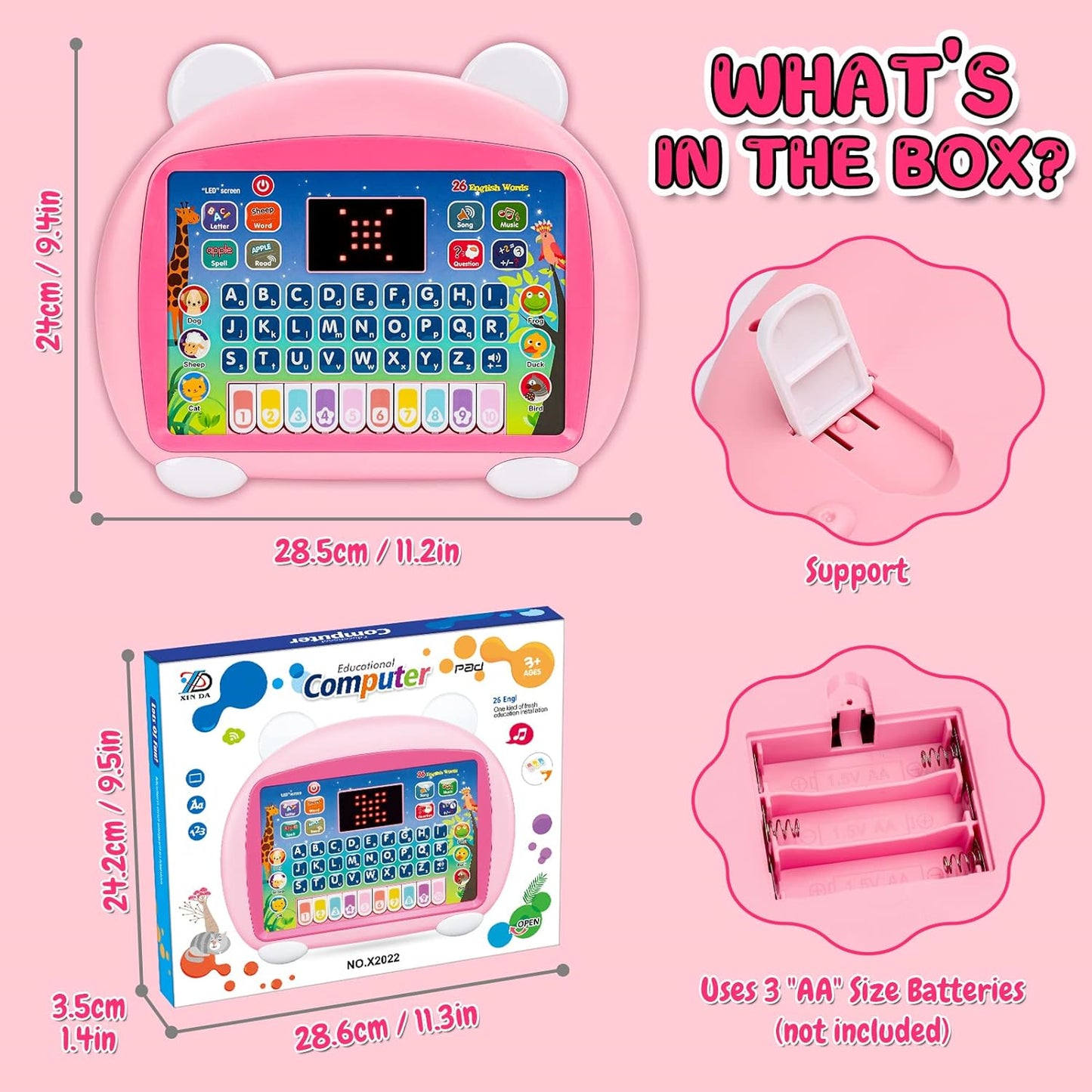 Toddler Toys for Girls Age 1 2 3 4, Kids Birthday Gifts for 1-2-3 Year Old Girl