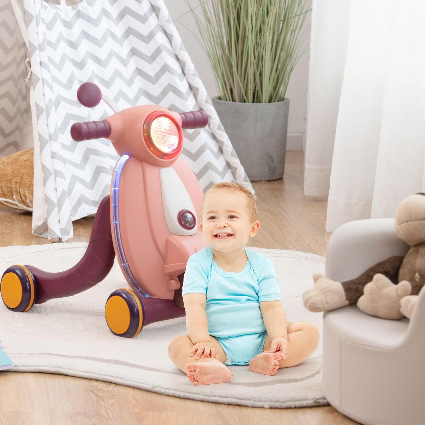 Baby Push along Walkers with Lights and Ball Game