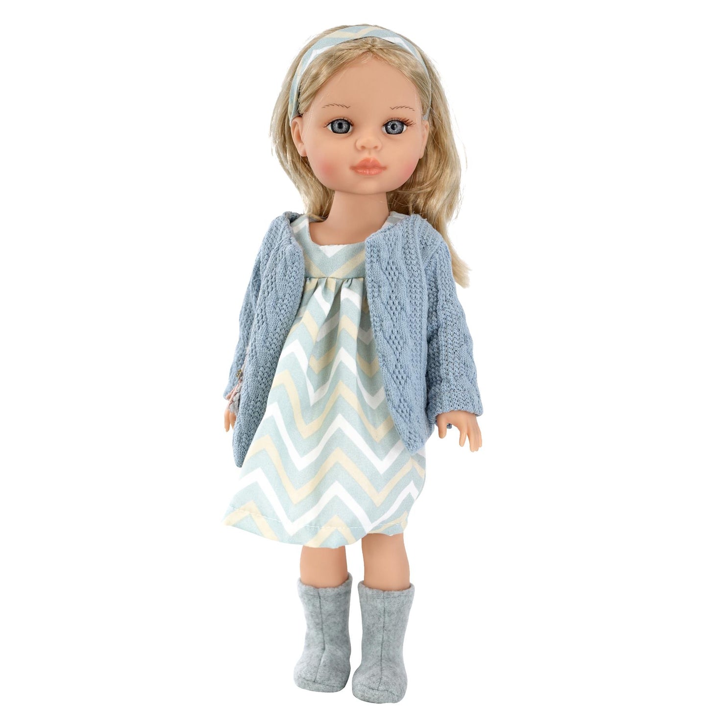 Bibi Doll Baby Doll Girl with Long Styling Hair American Style Fashion Dolls 15"