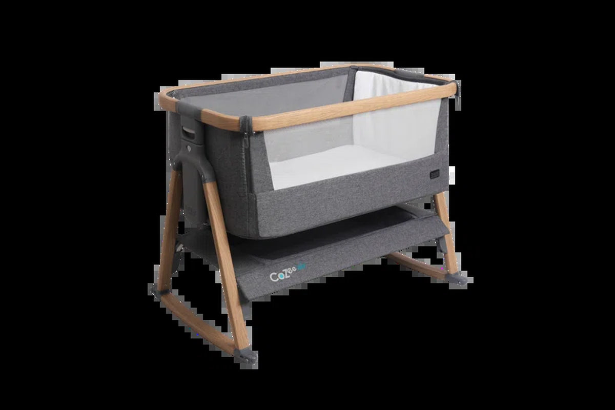 Cozee Air Rocking Bedside Crib with Mattress