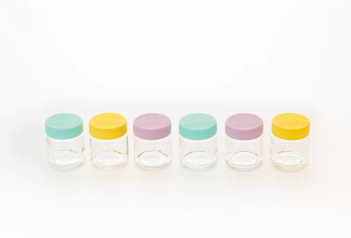 6 Kids Container Food Storage Jars