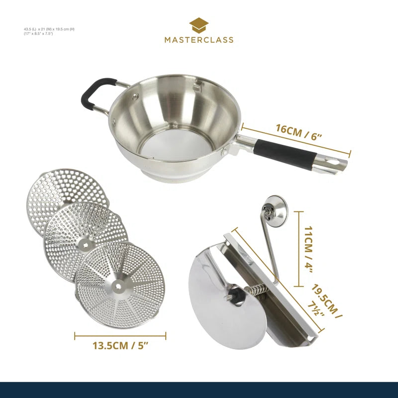 Heavy-Duty Rotary Food Mill / Puree Maker